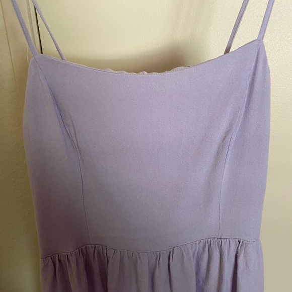 Lilac Lace-Up Dress - Picture 3 of 5